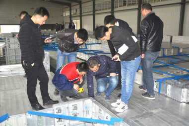 恭贺五棵松铝模板顺利通过碧桂园集团豫北区域和中亚建业建设工程有限公司出厂验收！